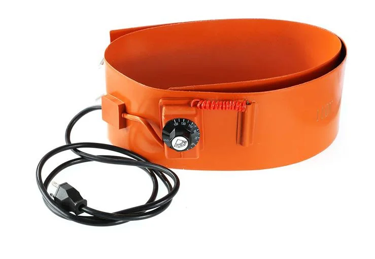 Wholesale Price 220V 1kw 200 Liter 55 Gallon Electric Flexible Silicone Rubber Band Drum Oil Heater