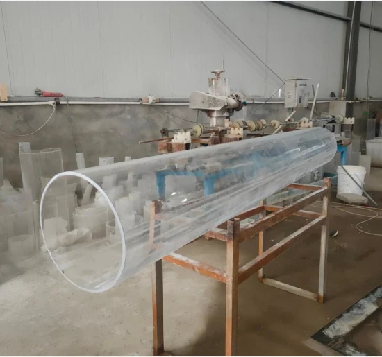 Aquecedor transparente resistente ao calor Tubo de quartzo Tubo de vidro de quartzo