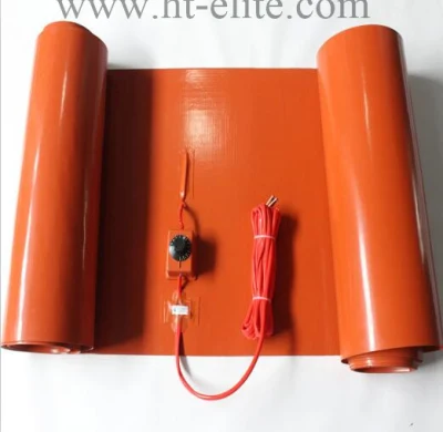 Aquecedores flexíveis de borracha de silicone